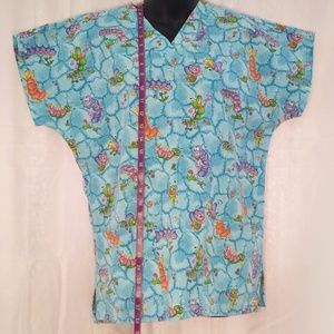 Simply basic scrub top